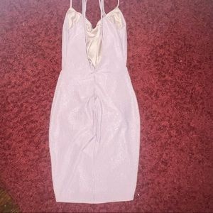 Nude mini dress size xs